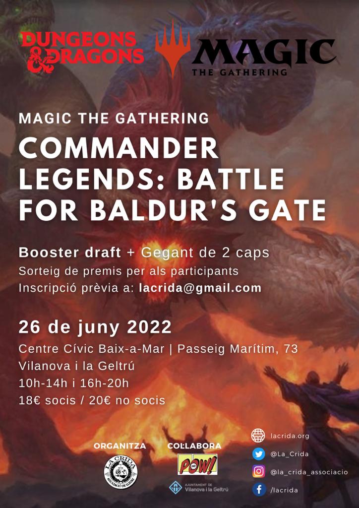 Torneig de Magic Commader Legends: Battle for Baldur's Gate